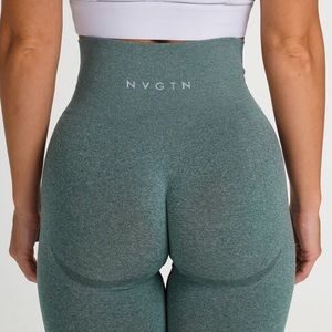 NVGTN Forest Green Contour Seamless Leggings M